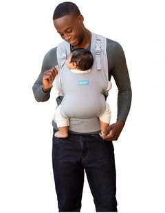 Babystudio Moby Cloud Hybrid Whisper Baby Newborn Infant Body Carrier 3.6-15kg Grey