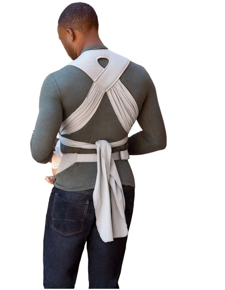 Babystudio Moby Cloud Hybrid Whisper Baby Newborn Infant Body Carrier 3.6-15kg Grey image 2