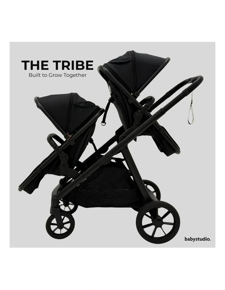 Babystudio The Tribe Stroller Seat Add-On Accessory Black image 7