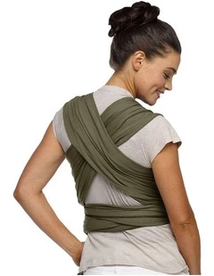 Babystudio Moby Classic Wrap Hazel Cotton Soft Baby Newborn Infant Sling Carrier Green