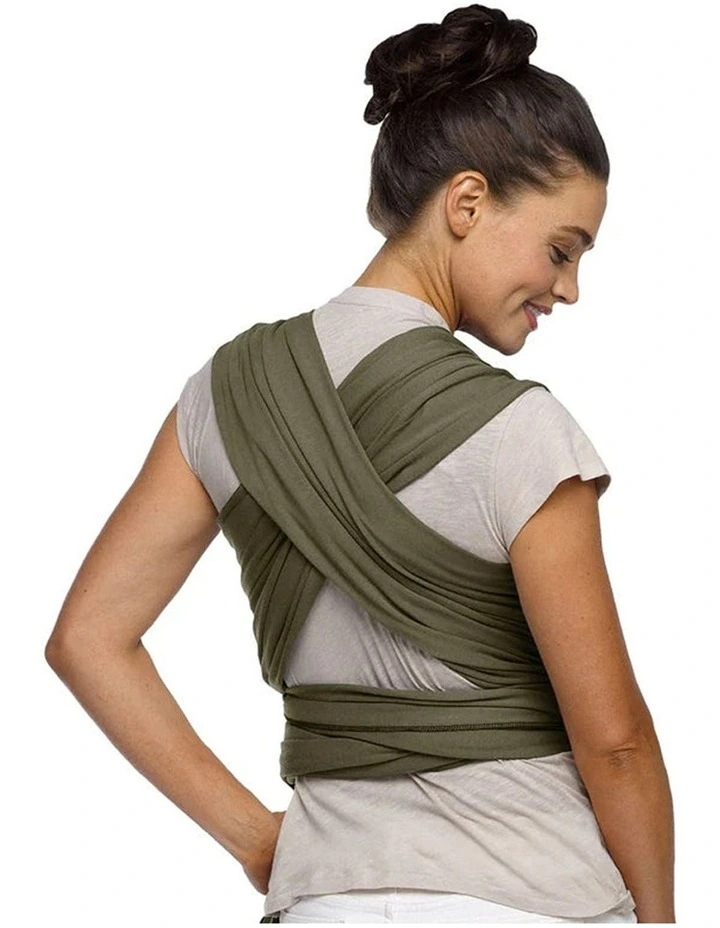 Babystudio Moby Classic Wrap Hazel Cotton Soft Baby Newborn Infant Sling Carrier Green image 1