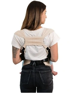 Babystudio Moby Duet Baby Newborn Infant Carrier Adjustable Positions Feather Beige