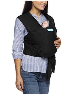 Babystudio Moby Evolution Wrap Baby Viscose Body Carrier Black Newborn Todd