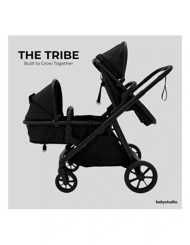 Babystudio The Tribe Multifunction Stroller Lightweight Frame Black image 4