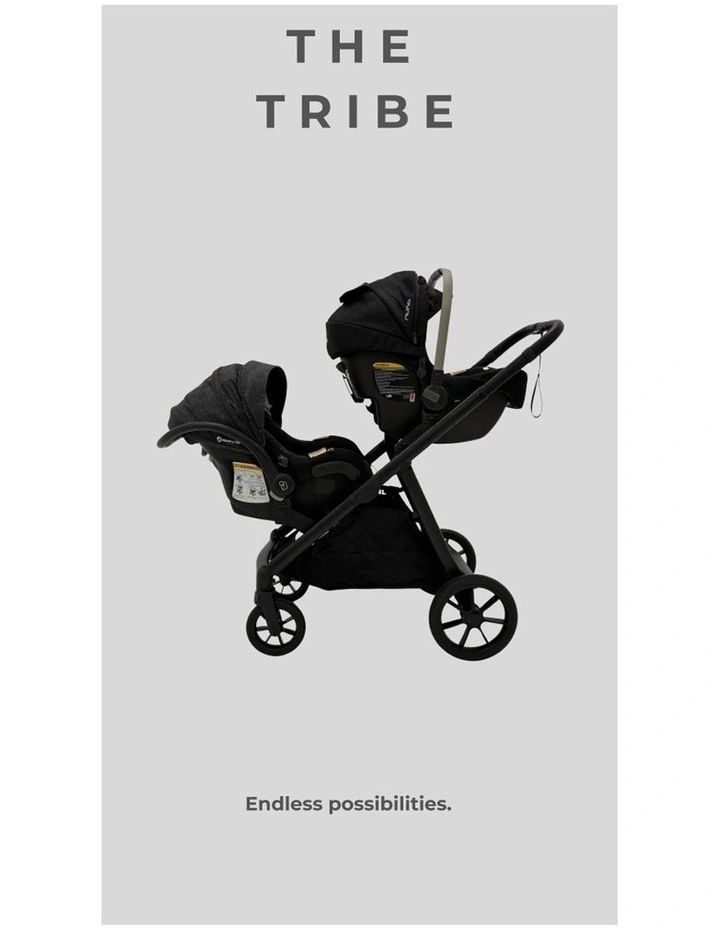 Babystudio The Tribe Multifunction Stroller Lightweight Frame Black image 7