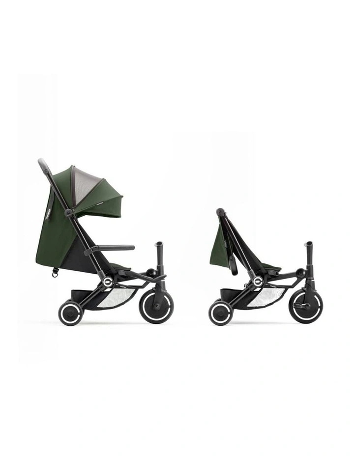 SmarTrike Traveler 4 In 1 Convertible Stroller 6m in Forest Green image 2