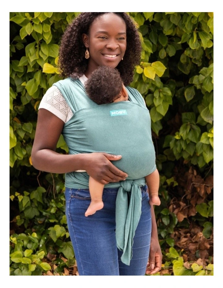 Babystudio Moby Element Wrap Feather-Knit Ultra-Soft Baby Newborn Infant Carrier Hydro image 2