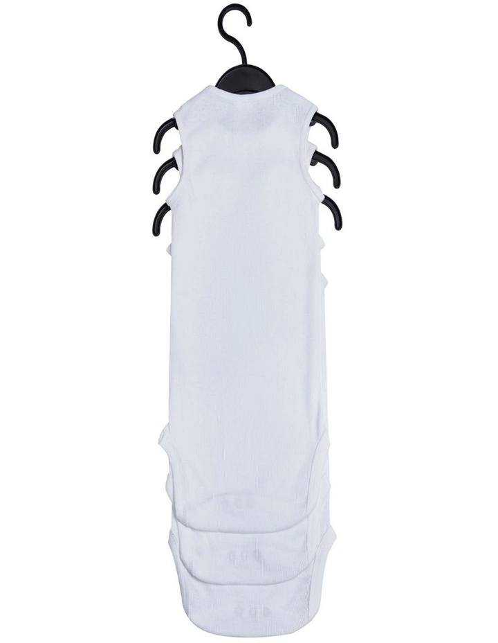 Big Softies 3 Pack Cotton Singletsuit image 3