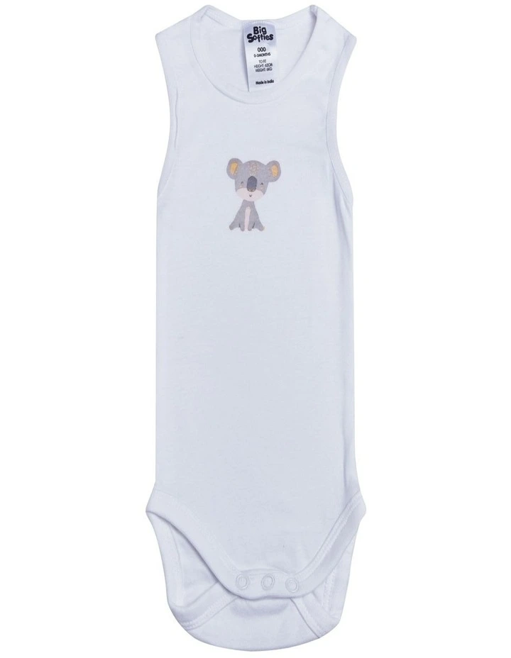 Big Softies 3Pk organic Singlesuit Koala image 3
