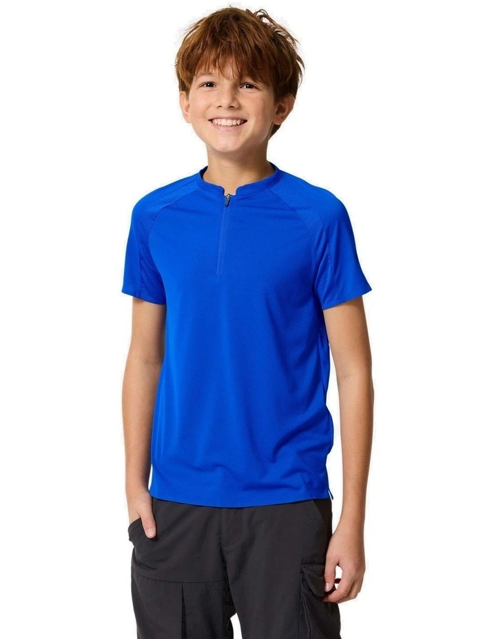 Kids hiking jacket, MH900 7-15 years - Twin Blue image 1