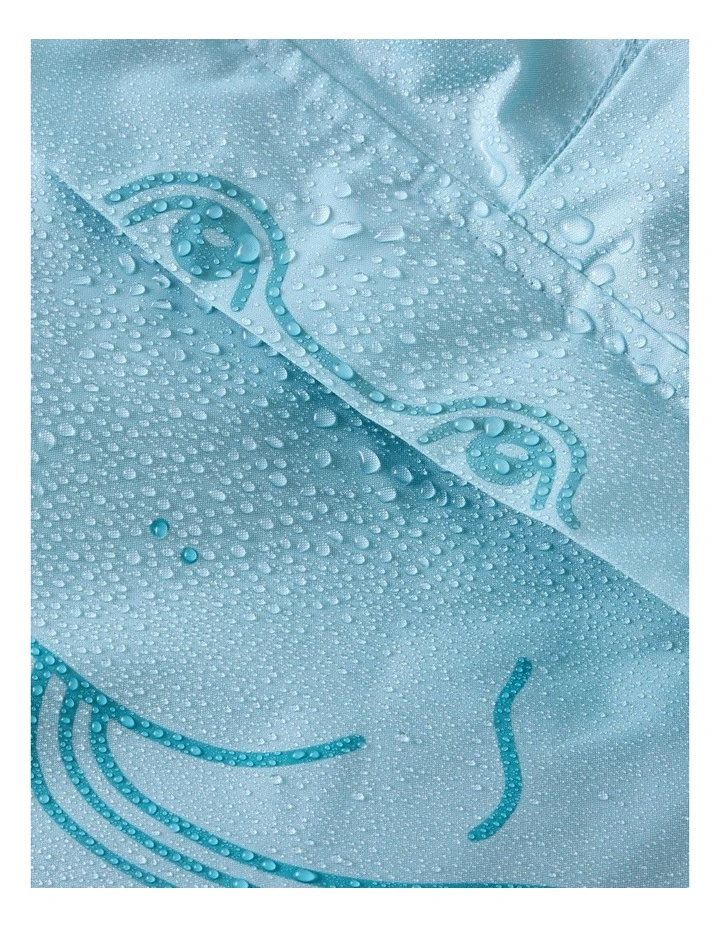 Decathlon - Kids waterproof hiking poncho MH100 in Blue image 3