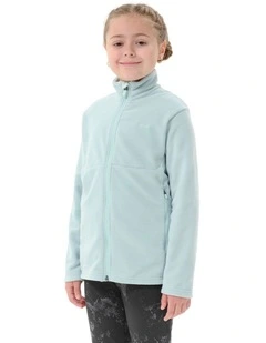 Kids fleece hiking jacket - MH500 ZIP TW - 715 years