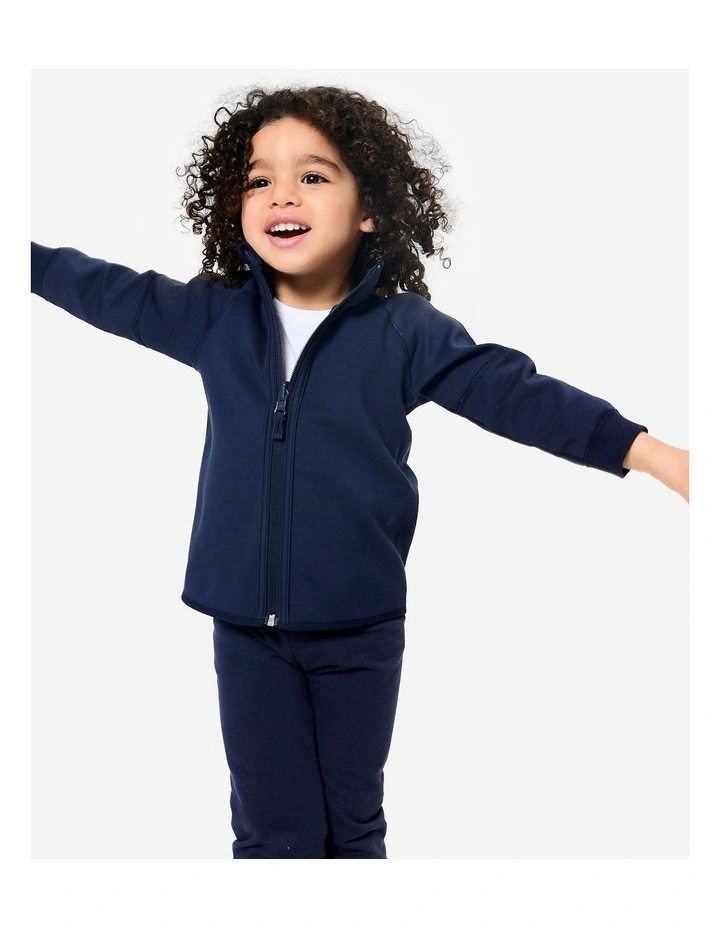 Kids' Unisex Reversible Zip-Up Jacket - Navy Blue image 3