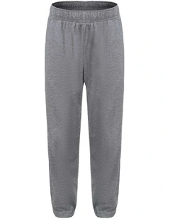 Kids' Lightweight Cotton Jogging Bottoms - Mid Grey Marl