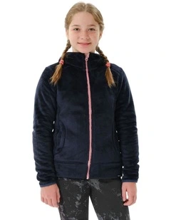 Decathlon - Kids Warm Hiking Fleece Jacket - MH500 Aged 7-15 - Navy Blue