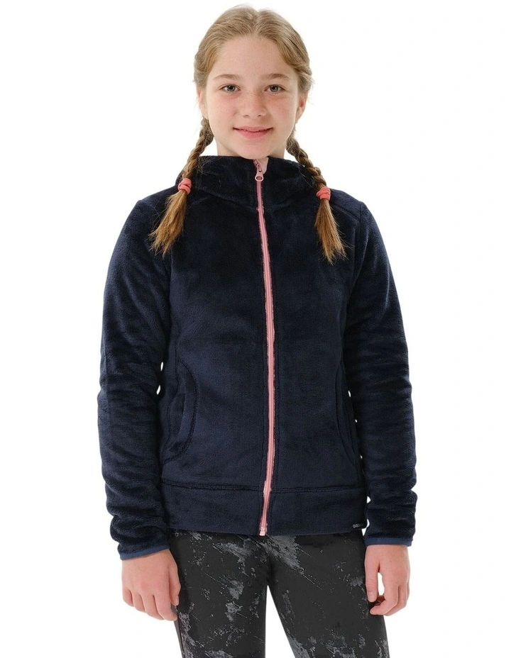 Decathlon - Kids Warm Hiking Fleece Jacket - MH500 Aged 7-15 - Navy Blue image 1