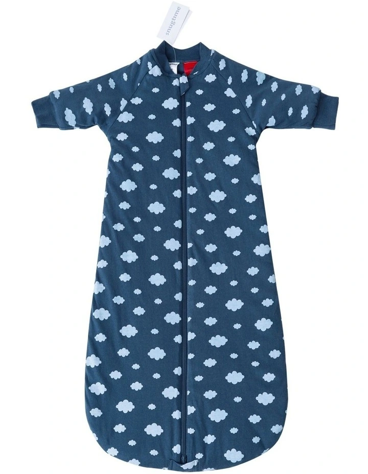 Snugtime Long Sleeve Padded Sleeping Bag, Cloud image 3