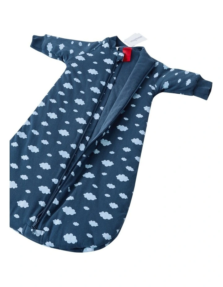 Snugtime Long Sleeve Padded Sleeping Bag, Cloud image 5