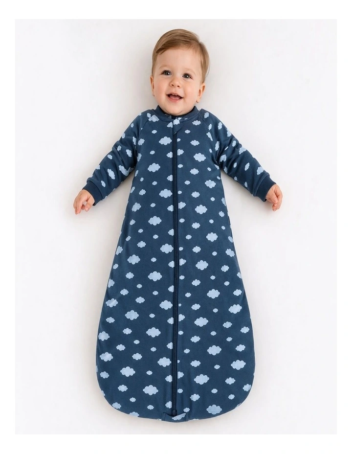 Snugtime Long Sleeve Padded Sleeping Bag, Cloud image 7