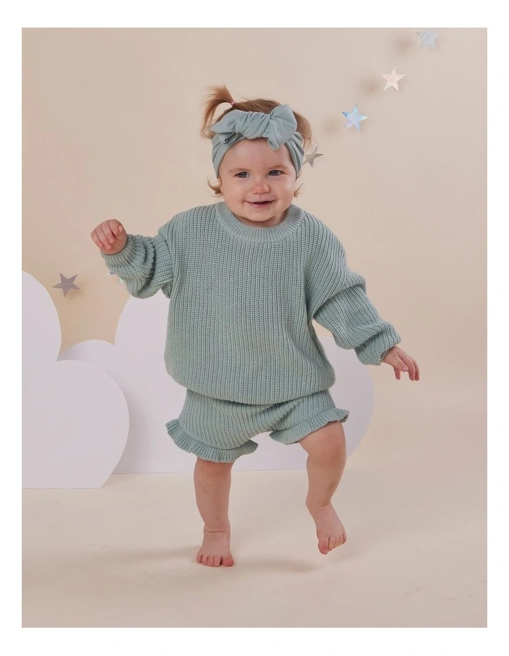 Sage Organic Cotton Knit Bloomers image 2