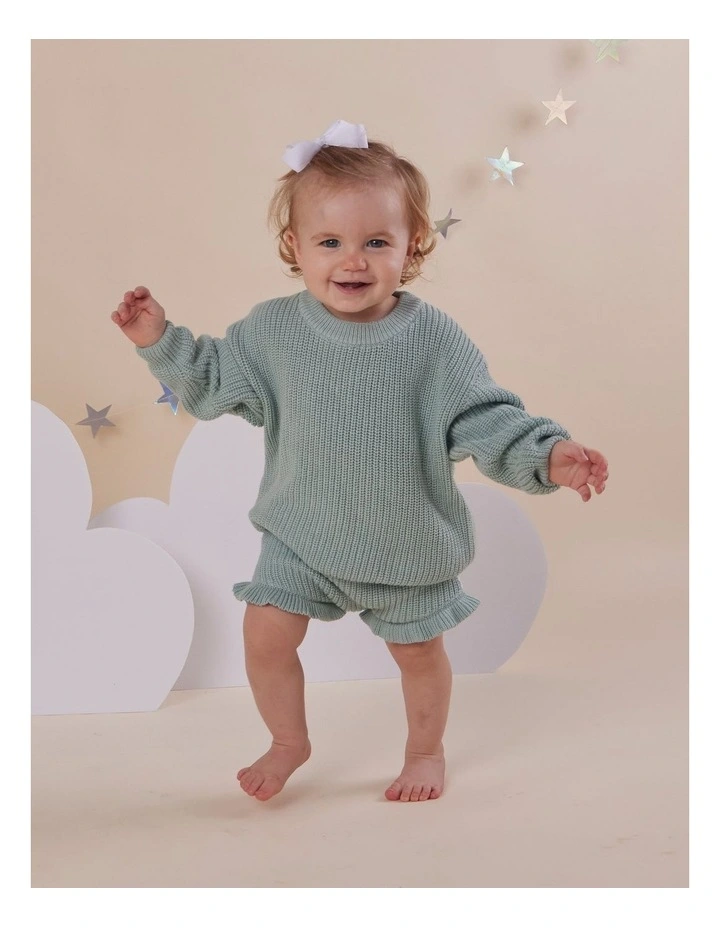 Sage Organic Cotton Knit Bloomers image 5