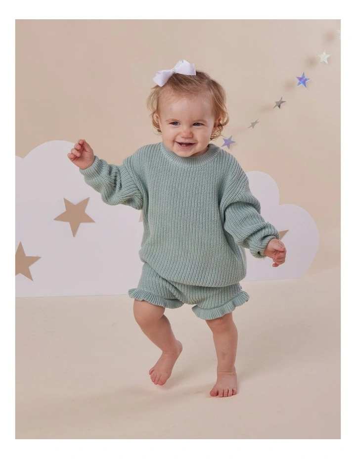 Sage Organic Cotton Knit Bloomers image 6