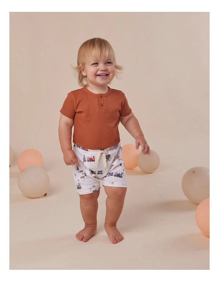 Biscuit Short Sleeve Organic Bodysuit image 5