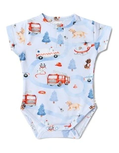 To The Rescue Short Sleeve Organic Bodysuit