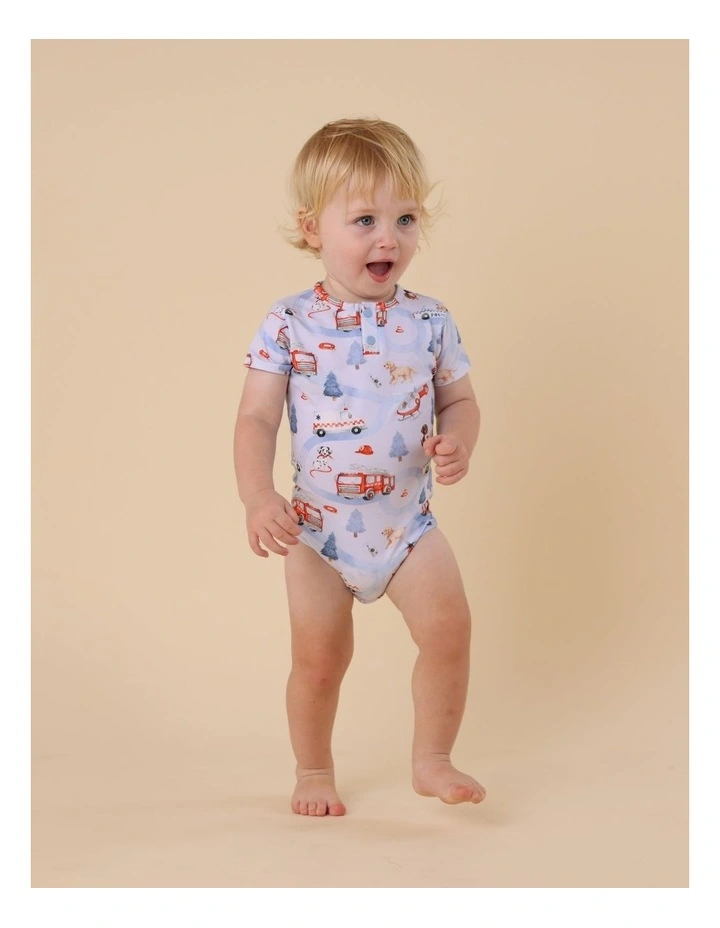 To The Rescue Short Sleeve Organic Bodysuit image 5