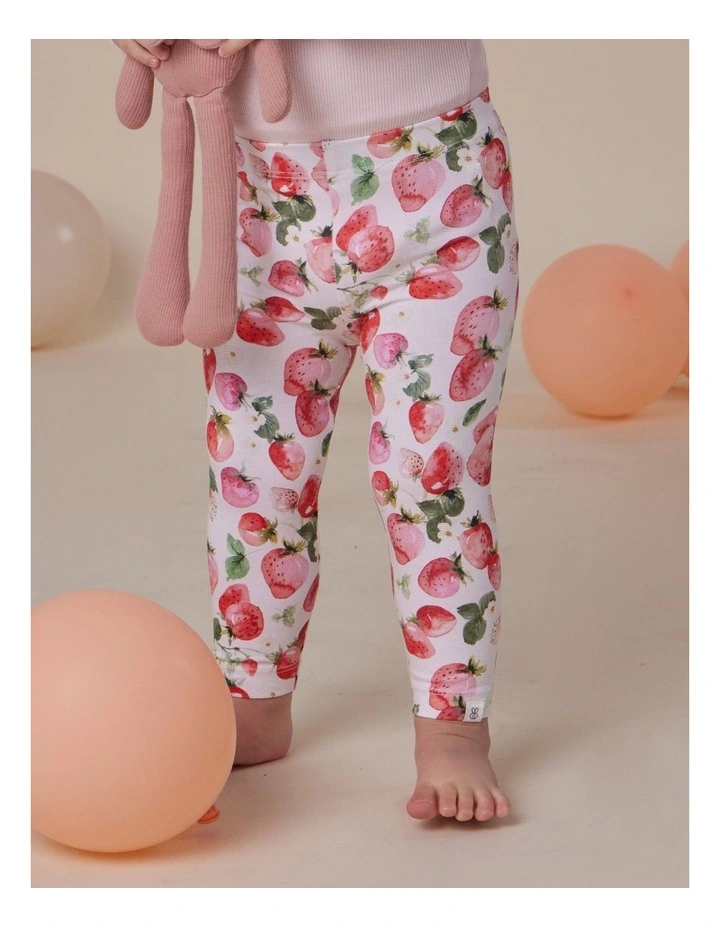Strawberry Organic Leggings image 4