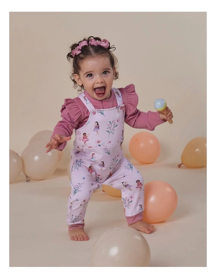Fairy Dust Organic Snuggle Overalls image 4