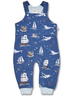 Set Sail Organic Snuggle Overalls