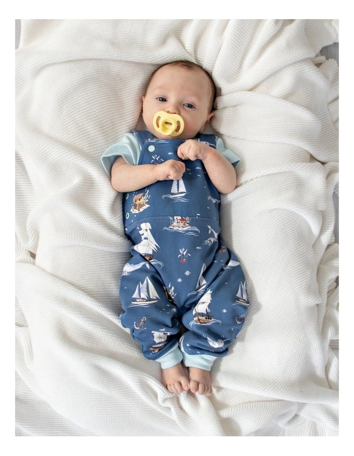 Set Sail Organic Snuggle Overalls image 5