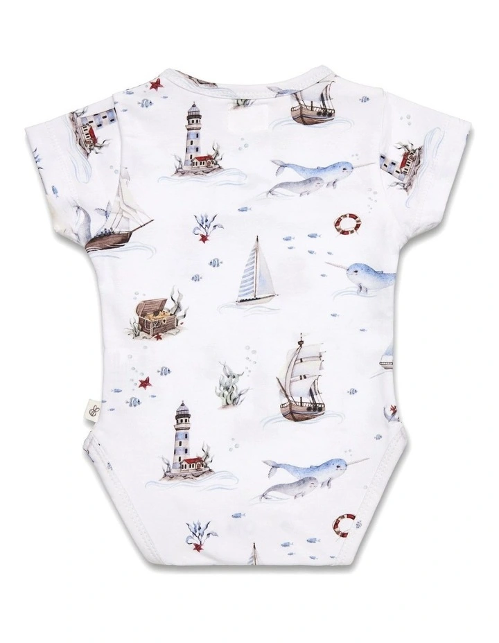 Set Sail Short Sleeve Organic Bodysuit image 3