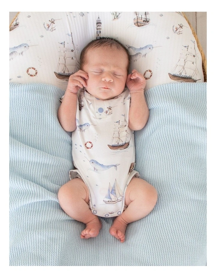 Set Sail Short Sleeve Organic Bodysuit image 5