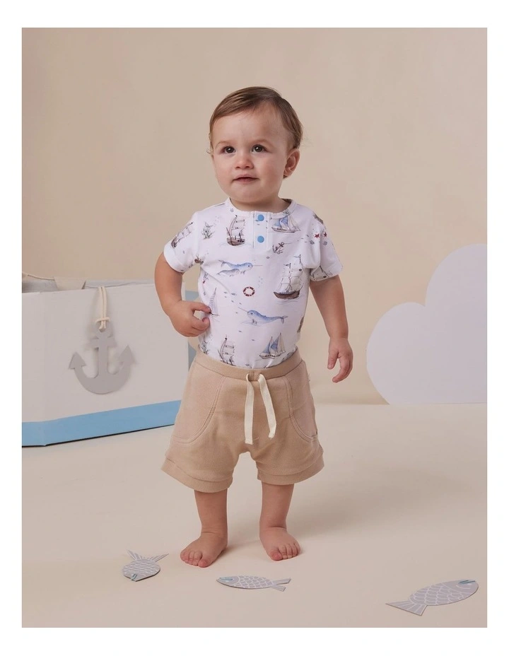Set Sail Short Sleeve Organic Bodysuit image 6