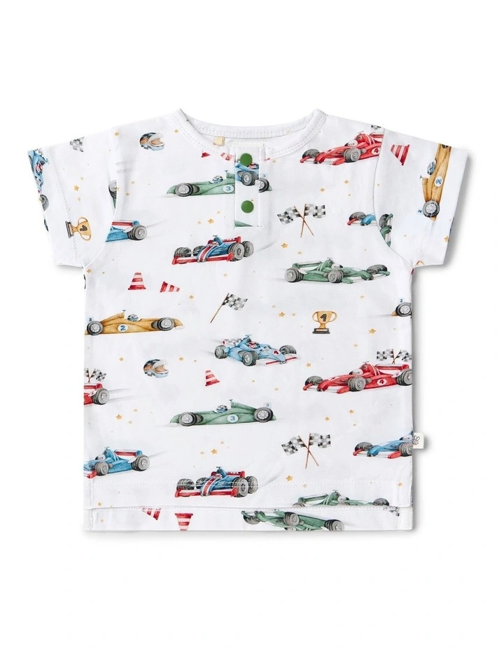Little Racers Organic Short Sleeve Top image 1