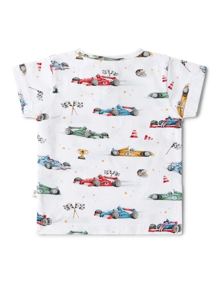 Little Racers Organic Short Sleeve Top image 3