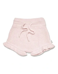 Blush Pink Organic Cotton Knit Bloomers