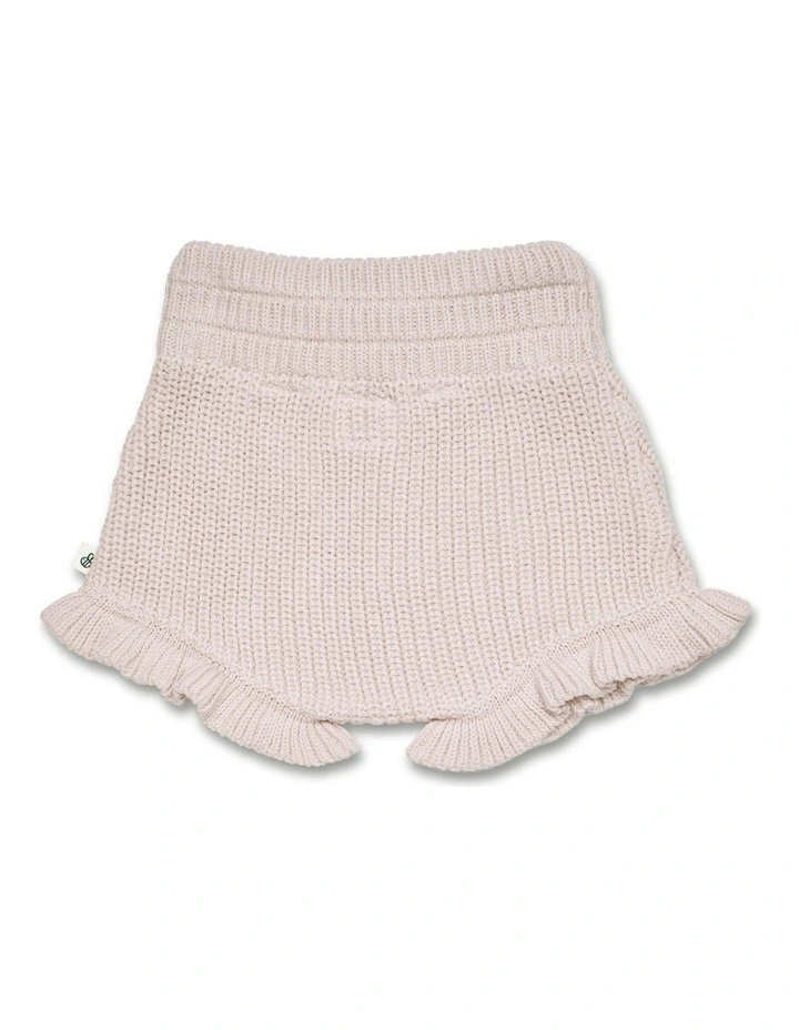 Blush Pink Organic Cotton Knit Bloomers image 3