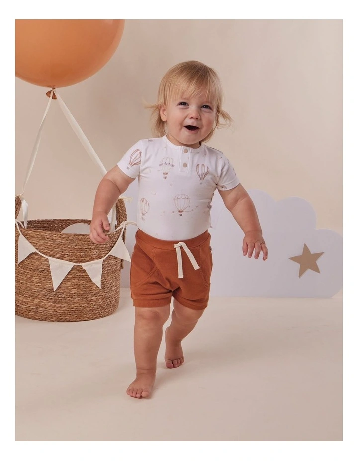 Up & Away Short Sleeve Organic Bodysuit image 4