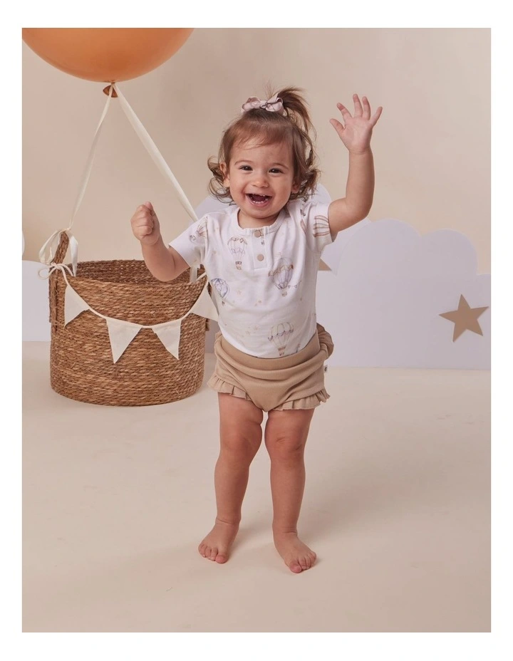 Up & Away Short Sleeve Organic Bodysuit image 5