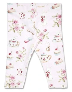 Alice's Tea Party Organic Leggings