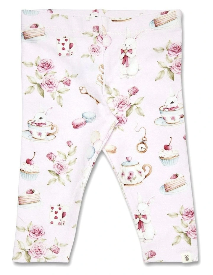 Alice's Tea Party Organic Leggings image 1