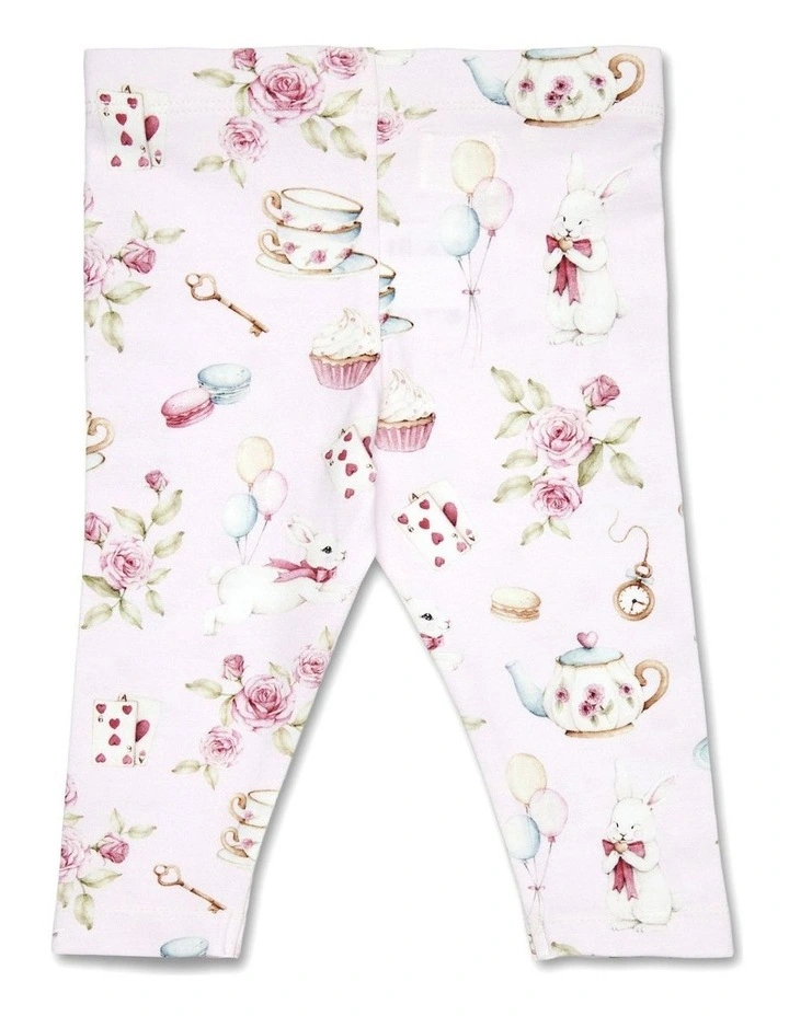 Alice's Tea Party Organic Leggings image 3