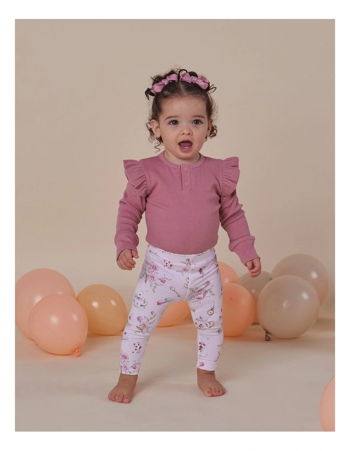 Alice's Tea Party Organic Leggings image 5