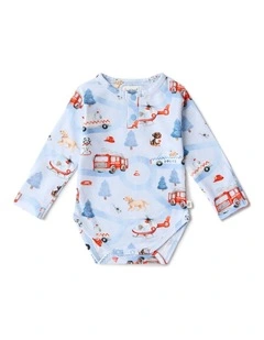 To The Rescue Long Sleeve Organic Bodysuit