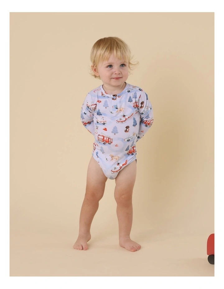 To The Rescue Long Sleeve Organic Bodysuit image 5