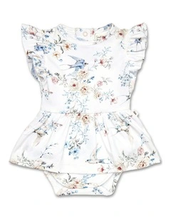 Sweet Swallows Short Sleeve Organic Dress