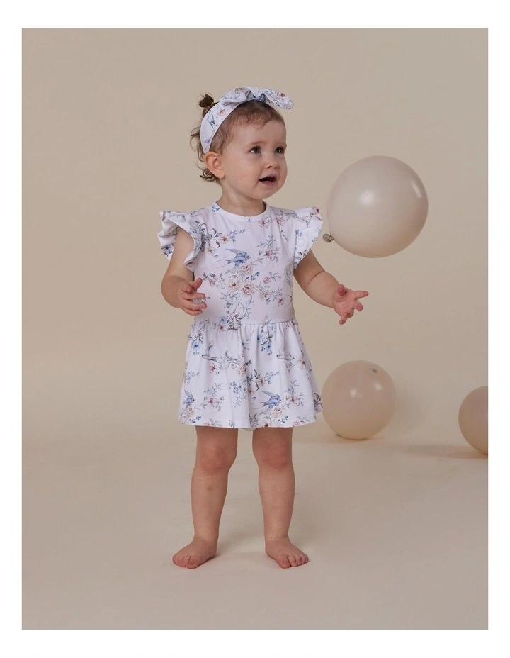 Sweet Swallows Short Sleeve Organic Dress image 2